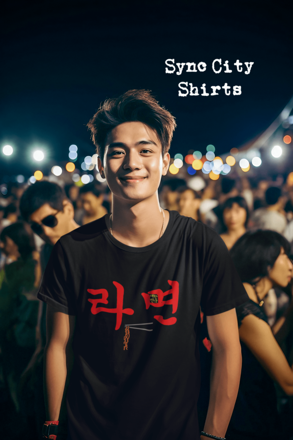 Ramyeon Black 1 Sync City Shirts