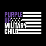 2024 Purple Up! Support Flag for Military Kids - Adult Edition