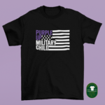 2024 Purple Up! Support Flag for Military Kids - Adult Edition